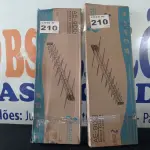 LOTE 210 - 02 – ANTENAS EXTERNAS (NO ESTADO, NÃO SABEMOS SE FUNCIONA. LEILÃO NÃO TEM GARANTIA E NEM DEVOLUÇÃO, SUJEITO A POSSÍVEIS AVARIAS VISÍVEIS/OCULTAS E/OU AUSÊNCIA DE COMPONENTES)