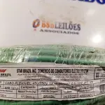 LOTE 210 - 01 ROLO DE CABO FLEXÍVEL 100M 1X10MM NA COR VERDE (NOVO). (NO ESTADO) ATENÇÃO! FAZER A VISITAÇÃO ANTES DE ARREMATAR, NÃO SABEMOS SE FUNCIONA. LEILÃO NÃO TEM GARANTIA E NEM DEVOLUÇÃO, SUJEITO A POSSÍVEIS AVARIAS VISÍVEIS/OCULTAS E/OU AUSÊNCIA DE COMPONENTES.