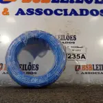 LOTE 235 - 01 ROLO DE CABO FLEXÍVEL 100M 1X4MM NA COR AZUL (NOVO). (NO ESTADO) ATENÇÃO! FAZER A VISITAÇÃO ANTES DE ARREMATAR, NÃO SABEMOS SE FUNCIONA. LEILÃO NÃO TEM GARANTIA E NEM DEVOLUÇÃO, SUJEITO A POSSÍVEIS AVARIAS VISÍVEIS/OCULTAS E/OU AUSÊNCIA DE COMPONENTES.