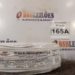LOTE 165 - 01 ROLO DE CABO FLEXÍVEL 100M 1X2,5MM NA COR BRANCA (NOVO). (NO ESTADO) ATENÇÃO! FAZER A VISITAÇÃO ANTES DE ARREMATAR, NÃO SABEMOS SE FUNCIONA. LEILÃO NÃO TEM GARANTIA E NEM DEVOLUÇÃO, SUJEITO A POSSÍVEIS AVARIAS VISÍVEIS/OCULTAS E/OU AUSÊNCIA DE COMPONENTES.
