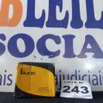 LOTE 243 - 01 - TORNEIRA BANHEIRO MONOCOMANDO MISTURADOR MODERNA PRETO FOSCO (NO ESTADO, NÃO SABEMOS SE FUNCIONA. LEILÃO NÃO TEM GARANTIA E NEM DEVOLUÇÃO, SUJEITO A POSSÍVEIS AVARIAS VISÍVEIS/OCULTAS E/OU AUSÊNCIA DE COMPONENTES)