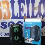 LOTE 289 - 01 - CAIXA DE SOM MINI TORRE PARTY TWS BLUETOOTH MULTILASER (NO ESTADO, NÃO SABEMOS SE FUNCIONA. LEILÃO NÃO TEM GARANTIA E NEM DEVOLUÇÃO, SUJEITO A POSSÍVEIS AVARIAS VISÍVEIS/OCULTAS E/OU AUSÊNCIA DE COMPONENTES)