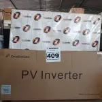 LOTE 409 - 01 INVERSOR CANADIAN TRI 380V CSI-30K-T400GL01-E. (NO ESTADO) ATENÇÃO! FAZER A VISITAÇÃO ANTES DE ARREMATAR, NÃO SABEMOS SE FUNCIONA. LEILÃO NÃO TEM GARANTIA E NEM DEVOLUÇÃO, SUJEITO A POSSÍVEIS AVARIAS VISÍVEIS/OCULTAS E/OU AUSÊNCIA DE COMPONENTES.