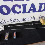 LOTE 257 - 05 - ITENS PARA PESCA DIVERSOS (NO ESTADO, NÃO SABEMOS SE FUNCIONA. LEILÃO NÃO TEM GARANTIA E NEM DEVOLUÇÃO, SUJEITO A POSSÍVEIS AVARIAS VISÍVEIS/OCULTAS E/OU AUSÊNCIA DE COMPONENTES)