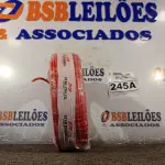 LOTE 245 - 01 ROLO DE CABO FLEXÍVEL 100M 1X4MM NA COR VERMELHA (NOVO). (NO ESTADO) ATENÇÃO! FAZER A VISITAÇÃO ANTES DE ARREMATAR, NÃO SABEMOS SE FUNCIONA. LEILÃO NÃO TEM GARANTIA E NEM DEVOLUÇÃO, SUJEITO A POSSÍVEIS AVARIAS VISÍVEIS/OCULTAS E/OU AUSÊNCIA DE COMPONENTES.