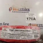 LOTE 170 - 01 ROLO DE CABO FLEXÍVEL 100M 1X2,5MM NA COR VERMELHA (NOVO). (NO ESTADO) ATENÇÃO! FAZER A VISITAÇÃO ANTES DE ARREMATAR, NÃO SABEMOS SE FUNCIONA. LEILÃO NÃO TEM GARANTIA E NEM DEVOLUÇÃO, SUJEITO A POSSÍVEIS AVARIAS VISÍVEIS/OCULTAS E/OU AUSÊNCIA DE COMPONENTES.