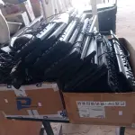 LOTE 474 - 01 LOTE COM VÁRIOS MOUSES E TECLADOS PARA PC MARCAS E MODELOS DIVERSOS. (NO ESTADO) ATENÇÃO! FAZER A VISITAÇÃO ANTES DE ARREMATAR, NÃO SABEMOS SE FUNCIONA. LEILÃO NÃO TEM GARANTIA E NEM DEVOLUÇÃO, SUJEITO A POSSÍVEIS AVARIAS VISÍVEIS/OCULTAS E/OU AUSÊNCIA DE COMPONENTES.