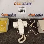 LOTE 461 - 01 INTERFONE E 01 FONTE DE ALIMENTAÇÃO. (NO ESTADO) ATENÇÃO! FAZER A VISITAÇÃO ANTES DE ARREMATAR, NÃO SABEMOS SE FUNCIONA. LEILÃO NÃO TEM GARANTIA E NEM DEVOLUÇÃO, SUJEITO A POSSÍVEIS AVARIAS VISÍVEIS/OCULTAS E/OU AUSÊNCIA DE COMPONENTES.