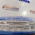 LOTE 205 - 01 ROLO DE CABO FLEXÍVEL 100M 1X10MM NA COR AZUL (NOVO). (NO ESTADO) ATENÇÃO! FAZER A VISITAÇÃO ANTES DE ARREMATAR, NÃO SABEMOS SE FUNCIONA. LEILÃO NÃO TEM GARANTIA E NEM DEVOLUÇÃO, SUJEITO A POSSÍVEIS AVARIAS VISÍVEIS/OCULTAS E/OU AUSÊNCIA DE COMPONENTES.