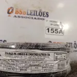 LOTE 155 - 01 ROLO DE CABO FLEXÍVEL 100M 1X2,5MM NA COR PRETA (NOVO). (NO ESTADO) ATENÇÃO! FAZER A VISITAÇÃO ANTES DE ARREMATAR, NÃO SABEMOS SE FUNCIONA. LEILÃO NÃO TEM GARANTIA E NEM DEVOLUÇÃO, SUJEITO A POSSÍVEIS AVARIAS VISÍVEIS/OCULTAS E/OU AUSÊNCIA DE COMPONENTES.