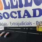 LOTE 257 - 05 - ITENS PARA PESCA DIVERSOS (NO ESTADO, NÃO SABEMOS SE FUNCIONA. LEILÃO NÃO TEM GARANTIA E NEM DEVOLUÇÃO, SUJEITO A POSSÍVEIS AVARIAS VISÍVEIS/OCULTAS E/OU AUSÊNCIA DE COMPONENTES)
