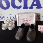 LOTE 235 - 02 – PARES DE CALÇADOS FEMININO Nº 34 (NO ESTADO, NÃO SABEMOS SE FUNCIONA. LEILÃO NÃO TEM GARANTIA E NEM DEVOLUÇÃO, SUJEITO A POSSÍVEIS AVARIAS VISÍVEIS/OCULTAS E/OU AUSÊNCIA DE COMPONENTES)