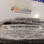 LOTE 240 - 01 ROLO DE CABO FLEXÍVEL 100M 1X10MM NA COR PRETA (NOVO). (NO ESTADO) ATENÇÃO! FAZER A VISITAÇÃO ANTES DE ARREMATAR, NÃO SABEMOS SE FUNCIONA. LEILÃO NÃO TEM GARANTIA E NEM DEVOLUÇÃO, SUJEITO A POSSÍVEIS AVARIAS VISÍVEIS/OCULTAS E/OU AUSÊNCIA DE COMPONENTES.