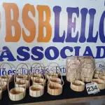 LOTE 234 - 36 – CESTAS DE MADEIRA  (APROXIMADAMENTE)(NO ESTADO, NÃO SABEMOS SE FUNCIONA. LEILÃO NÃO TEM GARANTIA E NEM DEVOLUÇÃO, SUJEITO A POSSÍVEIS AVARIAS VISÍVEIS/OCULTAS E/OU AUSÊNCIA DE COMPONENTES)