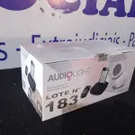 LOTE 183 - 01 - SISTEMA DE SOM E ILUMINAÇÃO SEM FIO (NO ESTADO, NÃO SABEMOS SE FUNCIONA. LEILÃO NÃO TEM GARANTIA E NEM DEVOLUÇÃO, SUJEITO A POSSÍVEIS AVARIAS VISÍVEIS/OCULTAS E/OU AUSÊNCIA DE COMPONENTES)