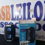 LOTE 289 - 01 - CAIXA DE SOM MINI TORRE PARTY TWS BLUETOOTH MULTILASER (NO ESTADO, NÃO SABEMOS SE FUNCIONA. LEILÃO NÃO TEM GARANTIA E NEM DEVOLUÇÃO, SUJEITO A POSSÍVEIS AVARIAS VISÍVEIS/OCULTAS E/OU AUSÊNCIA DE COMPONENTES)
