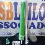 LOTE 338 - 01 - GUARDA SOL 1.60 ALUMÍNIO (NO ESTADO, NÃO SABEMOS SE FUNCIONA. LEILÃO NÃO TEM GARANTIA E NEM DEVOLUÇÃO, SUJEITO A POSSÍVEIS AVARIAS VISÍVEIS/OCULTAS E/OU AUSÊNCIA DE COMPONENTES)
