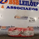 LOTE 245 - 01 ROLO DE CABO FLEXÍVEL 100M 1X4MM NA COR VERMELHA (NOVO). (NO ESTADO) ATENÇÃO! FAZER A VISITAÇÃO ANTES DE ARREMATAR, NÃO SABEMOS SE FUNCIONA. LEILÃO NÃO TEM GARANTIA E NEM DEVOLUÇÃO, SUJEITO A POSSÍVEIS AVARIAS VISÍVEIS/OCULTAS E/OU AUSÊNCIA DE COMPONENTES.