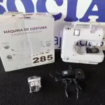 LOTE 285 - 01- MÁQUINA DE COSTURA MULTIFUNCIONAL 12 PONTOS BIVOLT (NO ESTADO, NÃO SABEMOS SE FUNCIONA. LEILÃO NÃO TEM GARANTIA E NEM DEVOLUÇÃO, SUJEITO A POSSÍVEIS AVARIAS VISÍVEIS/OCULTAS E/OU AUSÊNCIA DE COMPONENTES)