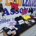 LOTE 186 - 80 – PEÇAS INTIMAS FEMININAS (APROXIMADAMENTE)(NO ESTADO, NÃO SABEMOS SE FUNCIONA. LEILÃO NÃO TEM GARANTIA E NEM DEVOLUÇÃO, SUJEITO A POSSÍVEIS AVARIAS VISÍVEIS/OCULTAS E/OU AUSÊNCIA DE COMPONENTES)