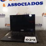 LOTE 029 - 01 NOTEBOOK MARCA TCORP. (NO ESTADO) ATENÇÃO! FAZER A VISITAÇÃO ANTES DE ARREMATAR, NÃO SABEMOS SE FUNCIONA. LEILÃO NÃO TEM GARANTIA E NEM DEVOLUÇÃO, SUJEITO A POSSÍVEIS AVARIAS VISÍVEIS/OCULTAS E/OU AUSÊNCIA DE COMPONENTES.