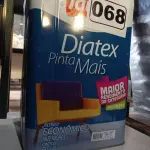 LOTE 068 - 01 LATA DE TINTA IQUINE DIATEX PINTA MAIS 18L BASE “P”. (NO ESTADO) ATENÇÃO! FAZER A VISITAÇÃO ANTES DE ARREMATAR, NÃO SABEMOS SE FUNCIONA. LEILÃO NÃO TEM GARANTIA E NEM DEVOLUÇÃO, SUJEITO A POSSÍVEIS AVARIAS VISÍVEIS/OCULTAS E/OU AUSÊNCIA DE COMPONENTES.