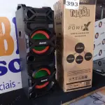 LOTE 393 - 01 - CAIXA AMPLIFICADA AMVOX ACA 1002 TROVÃO, BLUETOOTH (NO ESTADO, NÃO SABEMOS SE FUNCIONA. LEILÃO NÃO TEM GARANTIA E NEM DEVOLUÇÃO, SUJEITO A POSSÍVEIS AVARIAS VISÍVEIS/OCULTAS E/OU AUSÊNCIA DE COMPONENTES)