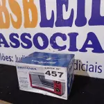 LOTE 457 - 01 - FORNO ELÉTRICO, BFE10V, 10L, VERMELHO BRITÂNIA (NO ESTADO, NÃO SABEMOS SE FUNCIONA. LEILÃO NÃO TEM GARANTIA E NEM DEVOLUÇÃO, SUJEITO A POSSÍVEIS AVARIAS VISÍVEIS/OCULTAS E/OU AUSÊNCIA DE COMPONENTES)