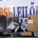 LOTE 414 - 01 - CADEIRA PARA ESCRITÓRIO X5 RETRÁTIL TELADA KESH (NO ESTADO, NÃO SABEMOS SE FUNCIONA. LEILÃO NÃO TEM GARANTIA E NEM DEVOLUÇÃO, SUJEITO A POSSÍVEIS AVARIAS VISÍVEIS/OCULTAS E/OU AUSÊNCIA DE COMPONENTES)