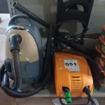 LOTE 051 - 01 ASPIRADOR DE PÓ E 01 LAVADORA DE ALTA PRESSÃO MARCAS ELECTROLUX 220V. (NO ESTADO) ATENÇÃO! FAZER A VISITAÇÃO ANTES DE ARREMATAR, NÃO SABEMOS SE FUNCIONA. LEILÃO NÃO TEM GARANTIA E NEM DEVOLUÇÃO, SUJEITO A POSSÍVEIS AVARIAS VISÍVEIS/OCULTAS E/OU AUSÊNCIA DE COMPONENTES.