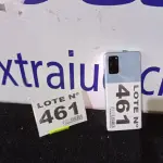 LOTE 461 - 01 - CELULAR SAMSUNG S20+ 128GB (NO ESTADO, NÃO SABEMOS SE FUNCIONA. LEILÃO NÃO TEM GARANTIA E NEM DEVOLUÇÃO, SUJEITO A POSSÍVEIS AVARIAS VISÍVEIS/OCULTAS E/OU AUSÊNCIA DE COMPONENTES)