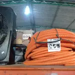 LOTE 058 - 02 ROLOS DE MANGUEIRA CORRUGADA. (NO ESTADO) ATENÇÃO! FAZER A VISITAÇÃO ANTES DE ARREMATAR, NÃO SABEMOS SE FUNCIONA. LEILÃO NÃO TEM GARANTIA E NEM DEVOLUÇÃO, SUJEITO A POSSÍVEIS AVARIAS VISÍVEIS/OCULTAS E/OU AUSÊNCIA DE COMPONENTES.