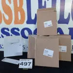 LOTE 497 - 09 - DISPENSER PARA PROTETOR DE ASSENTO SANITÁRIO (NO ESTADO, NÃO SABEMOS SE FUNCIONA. LEILÃO NÃO TEM GARANTIA E NEM DEVOLUÇÃO, SUJEITO A POSSÍVEIS AVARIAS VISÍVEIS/OCULTAS E/OU AUSÊNCIA DE COMPONENTES)