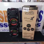 LOTE 393 - 01 - CAIXA AMPLIFICADA AMVOX ACA 1002 TROVÃO, BLUETOOTH (NO ESTADO, NÃO SABEMOS SE FUNCIONA. LEILÃO NÃO TEM GARANTIA E NEM DEVOLUÇÃO, SUJEITO A POSSÍVEIS AVARIAS VISÍVEIS/OCULTAS E/OU AUSÊNCIA DE COMPONENTES)