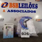 LOTE 026 - 10 MÁSCARAS DE PROTEÇÃO E 04 TERMÔMETROS INFRAVERMELHO. (NO ESTADO) ATENÇÃO! FAZER A VISITAÇÃO ANTES DE ARREMATAR, NÃO SABEMOS SE FUNCIONA. LEILÃO NÃO TEM GARANTIA E NEM DEVOLUÇÃO, SUJEITO A POSSÍVEIS AVARIAS VISÍVEIS/OCULTAS E/OU AUSÊNCIA DE COMPONENTES.