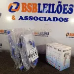 LOTE 011 - 10 MÁSCARAS DE PROTEÇÃO E 04 TERMÔMETROS INFRAVERMELHO. (NO ESTADO) ATENÇÃO! FAZER A VISITAÇÃO ANTES DE ARREMATAR, NÃO SABEMOS SE FUNCIONA. LEILÃO NÃO TEM GARANTIA E NEM DEVOLUÇÃO, SUJEITO A POSSÍVEIS AVARIAS VISÍVEIS/OCULTAS E/OU AUSÊNCIA DE COMPONENTES.