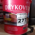 LOTE 277 - 01 BALDE DE DRYKOVEDA, ADITIVO IMPERMEABILIZANTE PARA ARGAMASSA E CONCRETO 18L. (NO ESTADO) ATENÇÃO! FAZER A VISITAÇÃO ANTES DE ARREMATAR, NÃO SABEMOS SE FUNCIONA. LEILÃO NÃO TEM GARANTIA E NEM DEVOLUÇÃO, SUJEITO A POSSÍVEIS AVARIAS VISÍVEIS/OCULTAS E/OU AUSÊNCIA DE COMPONENTES.