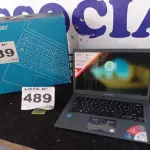 LOTE 489 - 01 - NOTEBOOK MULTILASER PC134 LEGACY BOOK, ATOM Z8350 (NO ESTADO, NÃO SABEMOS SE FUNCIONA. LEILÃO NÃO TEM GARANTIA E NEM DEVOLUÇÃO, SUJEITO A POSSÍVEIS AVARIAS VISÍVEIS/OCULTAS E/OU AUSÊNCIA DE COMPONENTES)