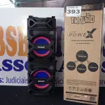 LOTE 393 - 01 - CAIXA AMPLIFICADA AMVOX ACA 1002 TROVÃO, BLUETOOTH (NO ESTADO, NÃO SABEMOS SE FUNCIONA. LEILÃO NÃO TEM GARANTIA E NEM DEVOLUÇÃO, SUJEITO A POSSÍVEIS AVARIAS VISÍVEIS/OCULTAS E/OU AUSÊNCIA DE COMPONENTES)