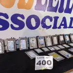 LOTE 400 - 22 – HDS DIVERSOS (NO ESTADO, NÃO SABEMOS SE FUNCIONA. LEILÃO NÃO TEM GARANTIA E NEM DEVOLUÇÃO, SUJEITO A POSSÍVEIS AVARIAS VISÍVEIS/OCULTAS E/OU AUSÊNCIA DE COMPONENTES)