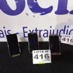 LOTE 416 - 01 - CELULAR SAMSUNG S10 – 01 CELULAR SAMSUNG S7 EDGE – 01 CELULAR SAMSUNG S6 (NO ESTADO, NÃO SABEMOS SE FUNCIONA. LEILÃO NÃO TEM GARANTIA E NEM DEVOLUÇÃO, SUJEITO A POSSÍVEIS AVARIAS VISÍVEIS/OCULTAS E/OU AUSÊNCIA DE COMPONENTES)