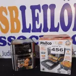 LOTE 456 - 01 - FRITADEIRA PHILCO AIR FRYER OVEN 12LITROS PFR2200P (NO ESTADO, NÃO SABEMOS SE FUNCIONA. LEILÃO NÃO TEM GARANTIA E NEM DEVOLUÇÃO, SUJEITO A POSSÍVEIS AVARIAS VISÍVEIS/OCULTAS E/OU AUSÊNCIA DE COMPONENTES)