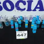 LOTE 447 - 17 - GARRAFAS DE TINTA PARA IMPRESSORAS EPSON (NO ESTADO, NÃO SABEMOS SE FUNCIONA. LEILÃO NÃO TEM GARANTIA E NEM DEVOLUÇÃO, SUJEITO A POSSÍVEIS AVARIAS VISÍVEIS/OCULTAS E/OU AUSÊNCIA DE COMPONENTES)