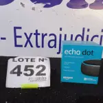 LOTE 452 - 01 - ALEXA AMAZON ECHO DOT 3 (NO ESTADO, NÃO SABEMOS SE FUNCIONA. LEILÃO NÃO TEM GARANTIA E NEM DEVOLUÇÃO, SUJEITO A POSSÍVEIS AVARIAS VISÍVEIS/OCULTAS E/OU AUSÊNCIA DE COMPONENTES)