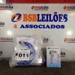 LOTE 011 - 10 MÁSCARAS DE PROTEÇÃO E 04 TERMÔMETROS INFRAVERMELHO. (NO ESTADO) ATENÇÃO! FAZER A VISITAÇÃO ANTES DE ARREMATAR, NÃO SABEMOS SE FUNCIONA. LEILÃO NÃO TEM GARANTIA E NEM DEVOLUÇÃO, SUJEITO A POSSÍVEIS AVARIAS VISÍVEIS/OCULTAS E/OU AUSÊNCIA DE COMPONENTES.