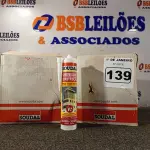 LOTE 139 - 24 TUBOS DE SILICONE NEUTRO PARA CONSTRUÇÃO 340G. (NO ESTADO) ATENÇÃO! FAZER A VISITAÇÃO ANTES DE ARREMATAR, NÃO SABEMOS SE FUNCIONA. LEILÃO NÃO TEM GARANTIA E NEM DEVOLUÇÃO, SUJEITO A POSSÍVEIS AVARIAS VISÍVEIS/OCULTAS E/OU AUSÊNCIA DE COMPONENTES.