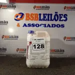 LOTE 128 - 10 LITROS DE CLOROCLEAN. (NO ESTADO) ATENÇÃO! FAZER A VISITAÇÃO ANTES DE ARREMATAR, NÃO SABEMOS SE FUNCIONA. LEILÃO NÃO TEM GARANTIA E NEM DEVOLUÇÃO, SUJEITO A POSSÍVEIS AVARIAS VISÍVEIS/OCULTAS E/OU AUSÊNCIA DE COMPONENTES.