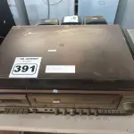 LOTE 391 - 01 APARELHO DE SOM 3X1 MARCA SONY. (NO ESTADO) ATENÇÃO! FAZER A VISITAÇÃO ANTES DE ARREMATAR, NÃO SABEMOS SE FUNCIONA. LEILÃO NÃO TEM GARANTIA E NEM DEVOLUÇÃO, SUJEITO A POSSÍVEIS AVARIAS VISÍVEIS/OCULTAS E/OU AUSÊNCIA DE COMPONENTES.
