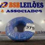 LOTE 375 - 01 ROLO DE CABO FLEXÍVEL 100M 1X10MM NA COR AZUL. (NOVO). (NO ESTADO) ATENÇÃO! FAZER A VISITAÇÃO ANTES DE ARREMATAR, NÃO SABEMOS SE FUNCIONA. LEILÃO NÃO TEM GARANTIA E NEM DEVOLUÇÃO, SUJEITO A POSSÍVEIS AVARIAS VISÍVEIS/OCULTAS E/OU AUSÊNCIA DE COMPONENTES.