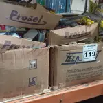LOTE 119 - 01 LOTE COM GRANDE QUANTIDADE DE REATORES PARA LAMPAS FLUORESCENTES. (NO ESTADO) ATENÇÃO! FAZER A VISITAÇÃO ANTES DE ARREMATAR, NÃO SABEMOS SE FUNCIONA. LEILÃO NÃO TEM GARANTIA E NEM DEVOLUÇÃO, SUJEITO A POSSÍVEIS AVARIAS VISÍVEIS/OCULTAS E/OU AUSÊNCIA DE COMPONENTES.